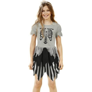 Halloween kostuum / pak skelet / meisje / 7 tot 10 jaar